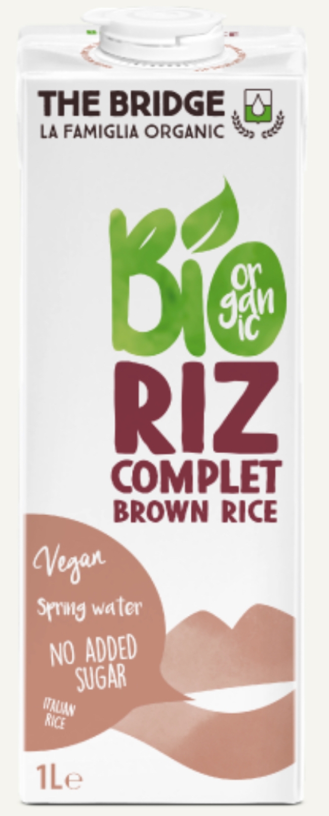 Bevanda vegetale riso integrale BIO_The Bridge