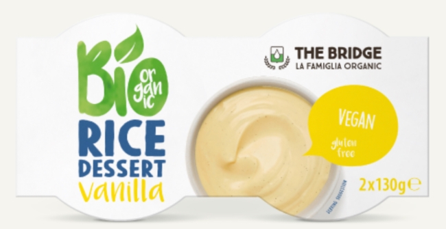 Dessert al riso alla vaniglia BIO_The Bridge