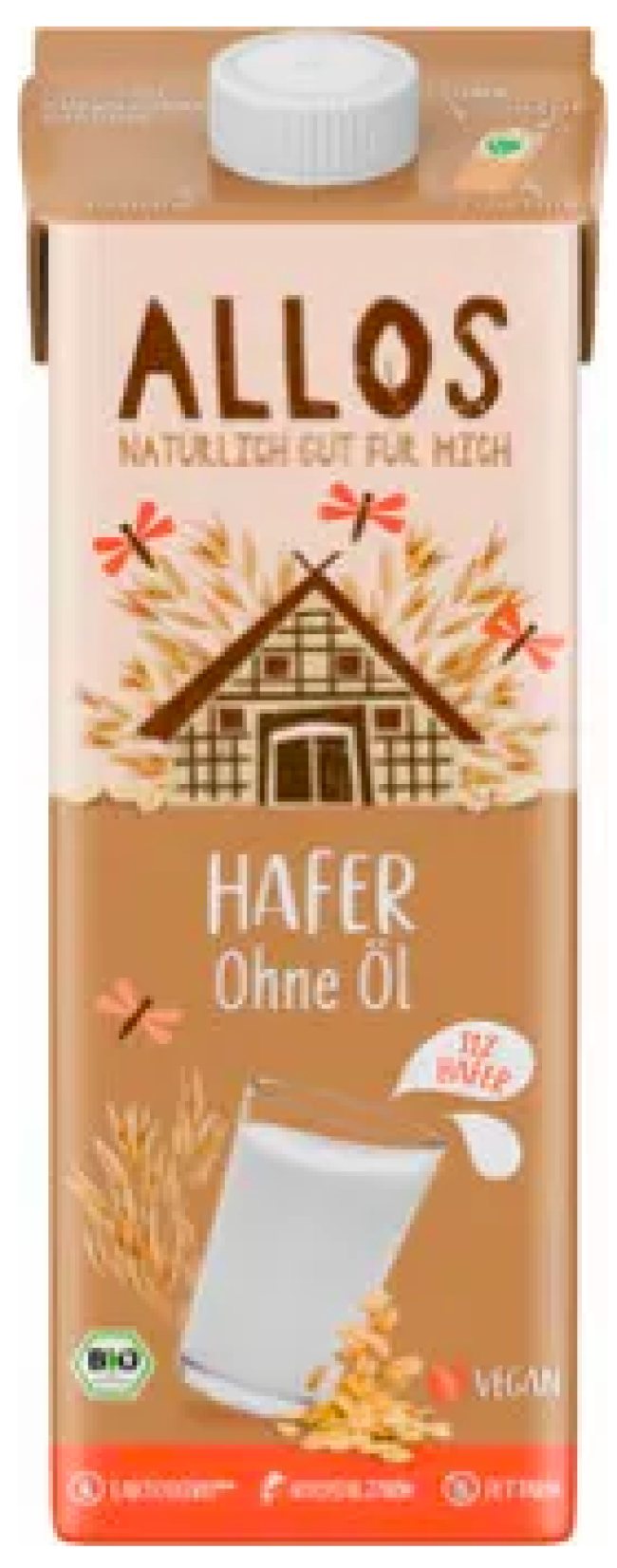 Bevanda vegetale di avena senza olio BIO_Allos