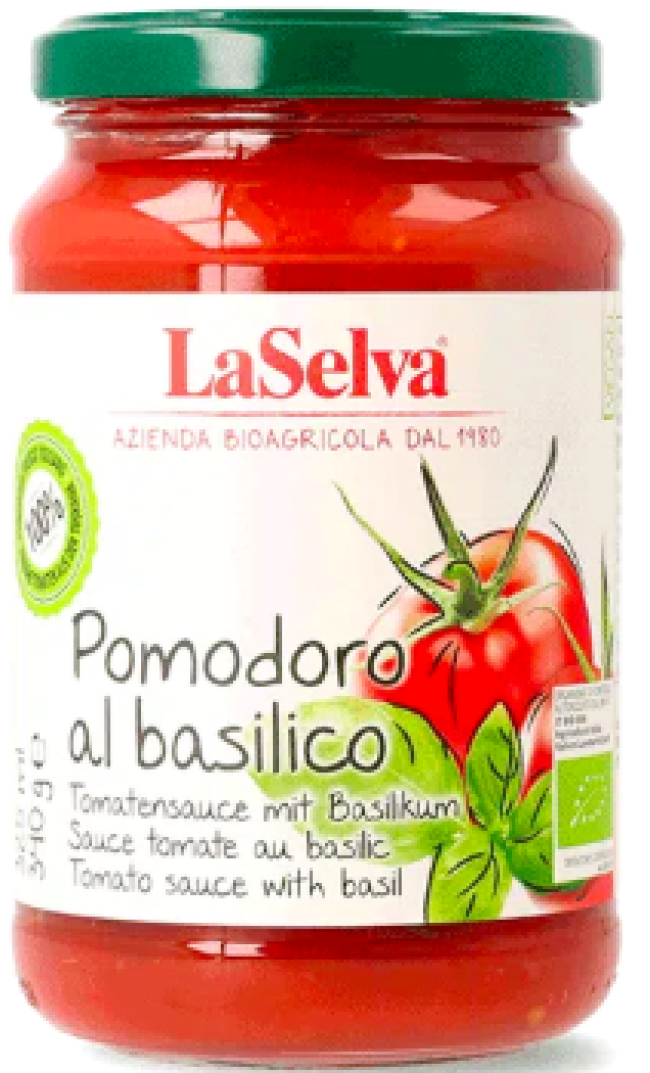 Salsa di pomodoro con basilico BIO_LaSelva