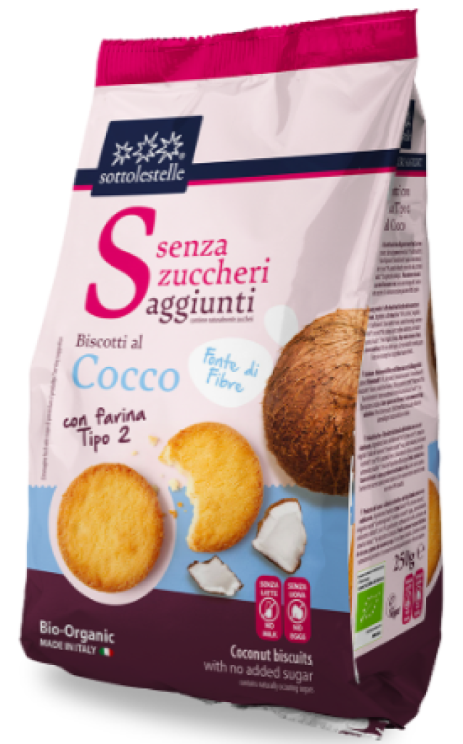 Biscotti senza zuccheri al cocco BIO_Sottolestelle