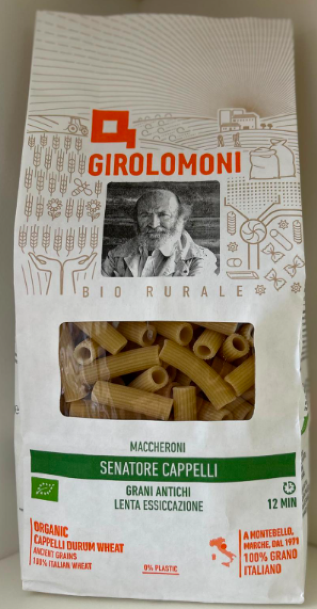 Maccheroni di semola di grano duro Senatori Cappelli BIO_Girolomoni