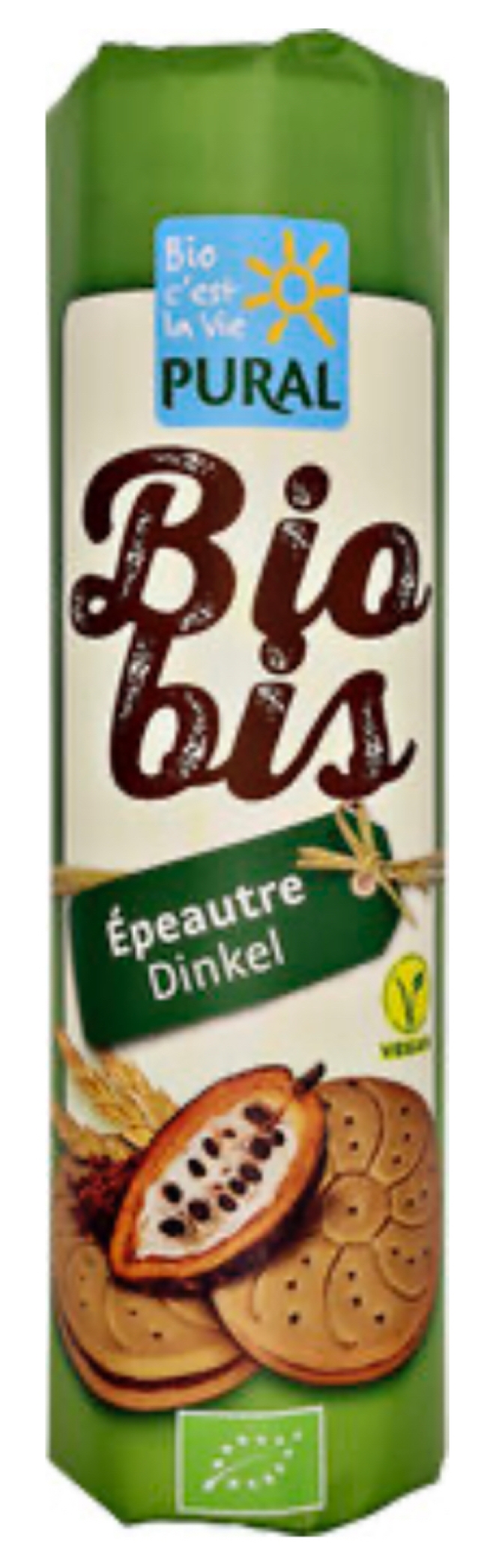 Biscotti Bio Bis farro con crema cioccolato BIO_Pural