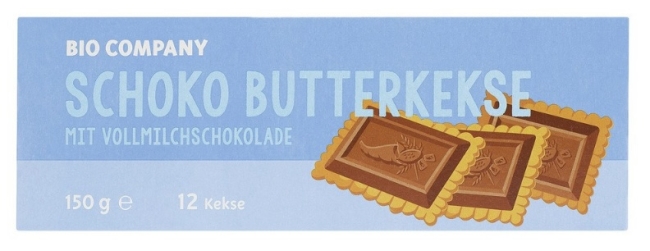 Petit beurre con crema cioccolato al latte BIO_Bio Company