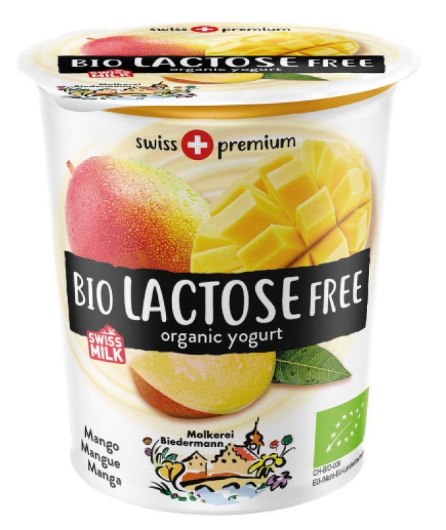 Yogurt senza lattosio mango BIO_Molkerei Biedermann