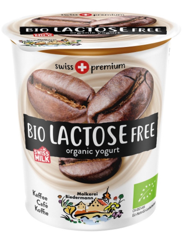 Yogurt nature senza lattosio caffè BIO_Molkerei Biedermann