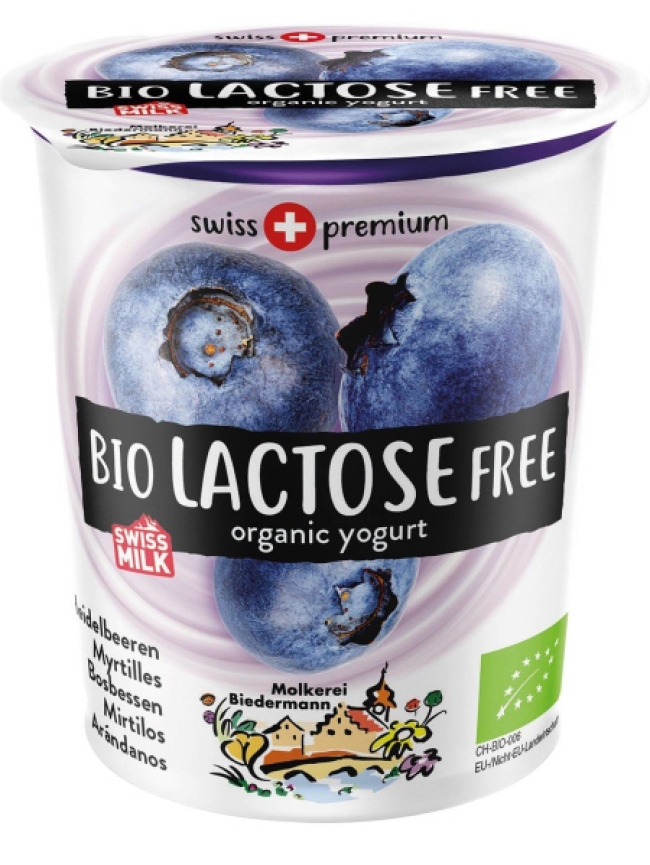 Yogurt senza lattosio mirtillo BIO_Molkerei Biedermann