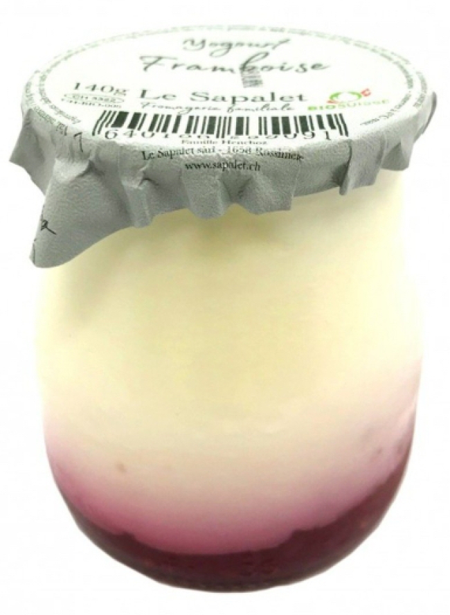 Yogurt di pecora lampone BIO_Le Sapalet