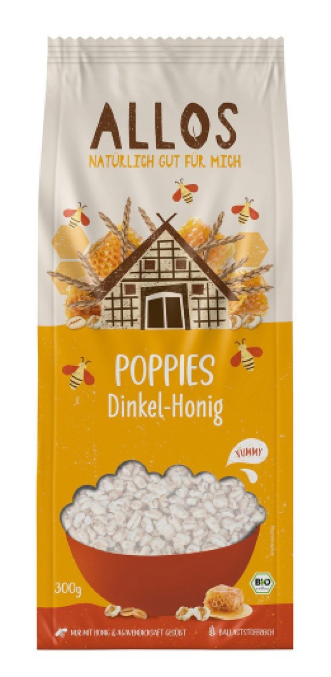 Farro soffiato al miele BIO_Allos