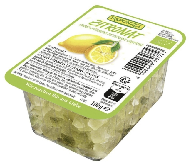 Limone candito in cubetti BIO_Rapunzel