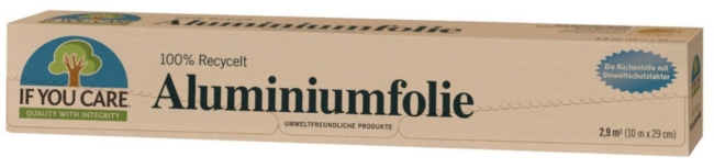 Foglio di alluminio 100% riciclato_If you care