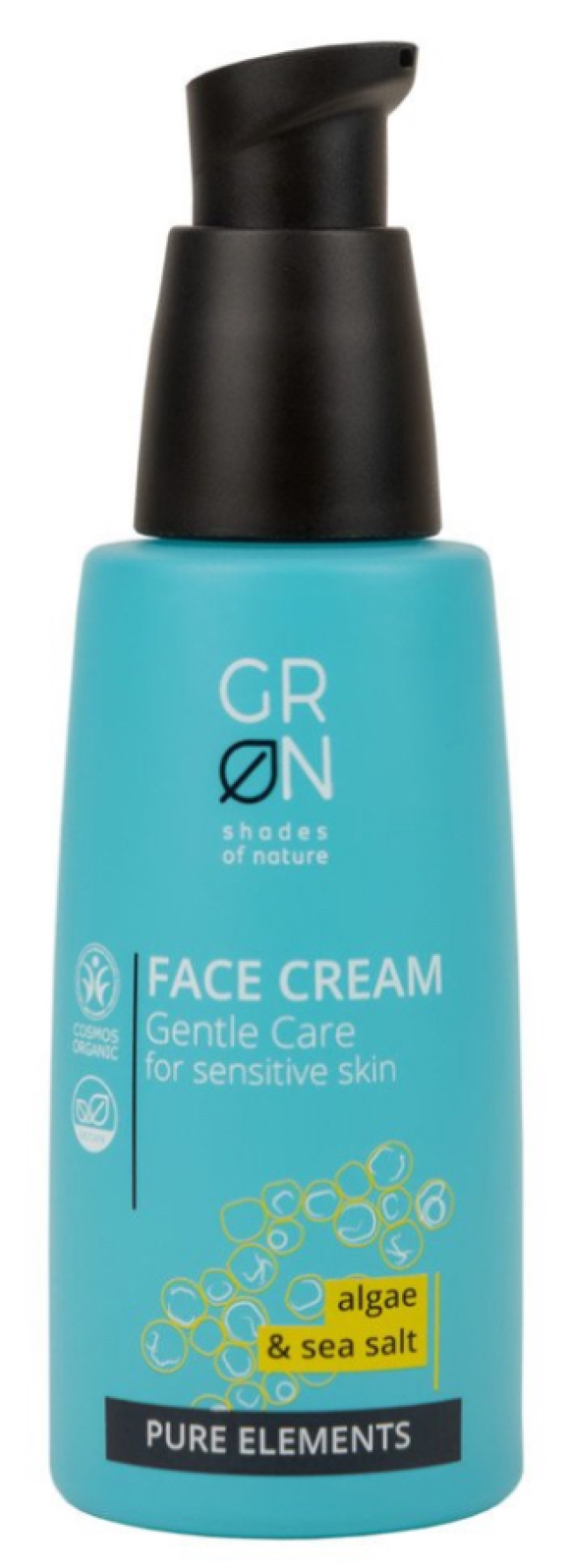 Crema viso pelle sensibile alghe e sale marino BIO_GRN-GRÜN